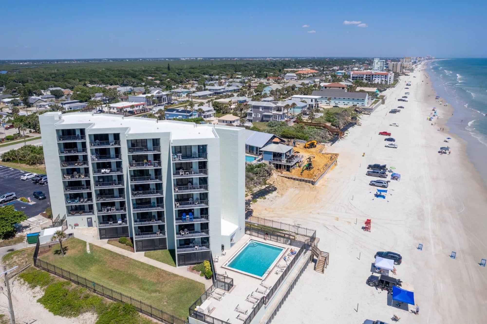 Ocean View With A Beachfront Pool At Ocean Trillium Condo ~ 403 New Smyrna Beach Eksteriør bilde