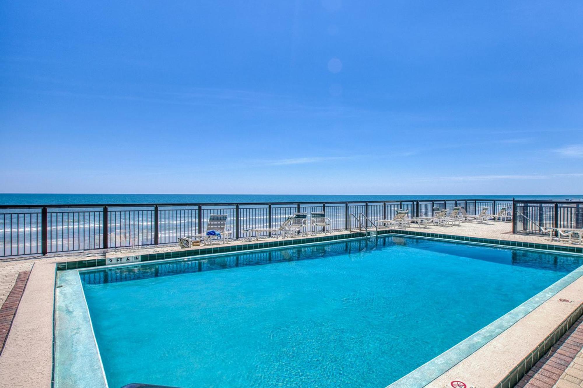 Ocean View With A Beachfront Pool At Ocean Trillium Condo ~ 403 New Smyrna Beach Eksteriør bilde